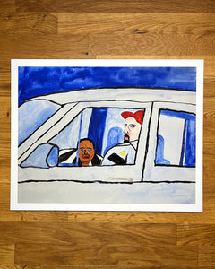 “Vito Getting Caught at Construction Site” Print