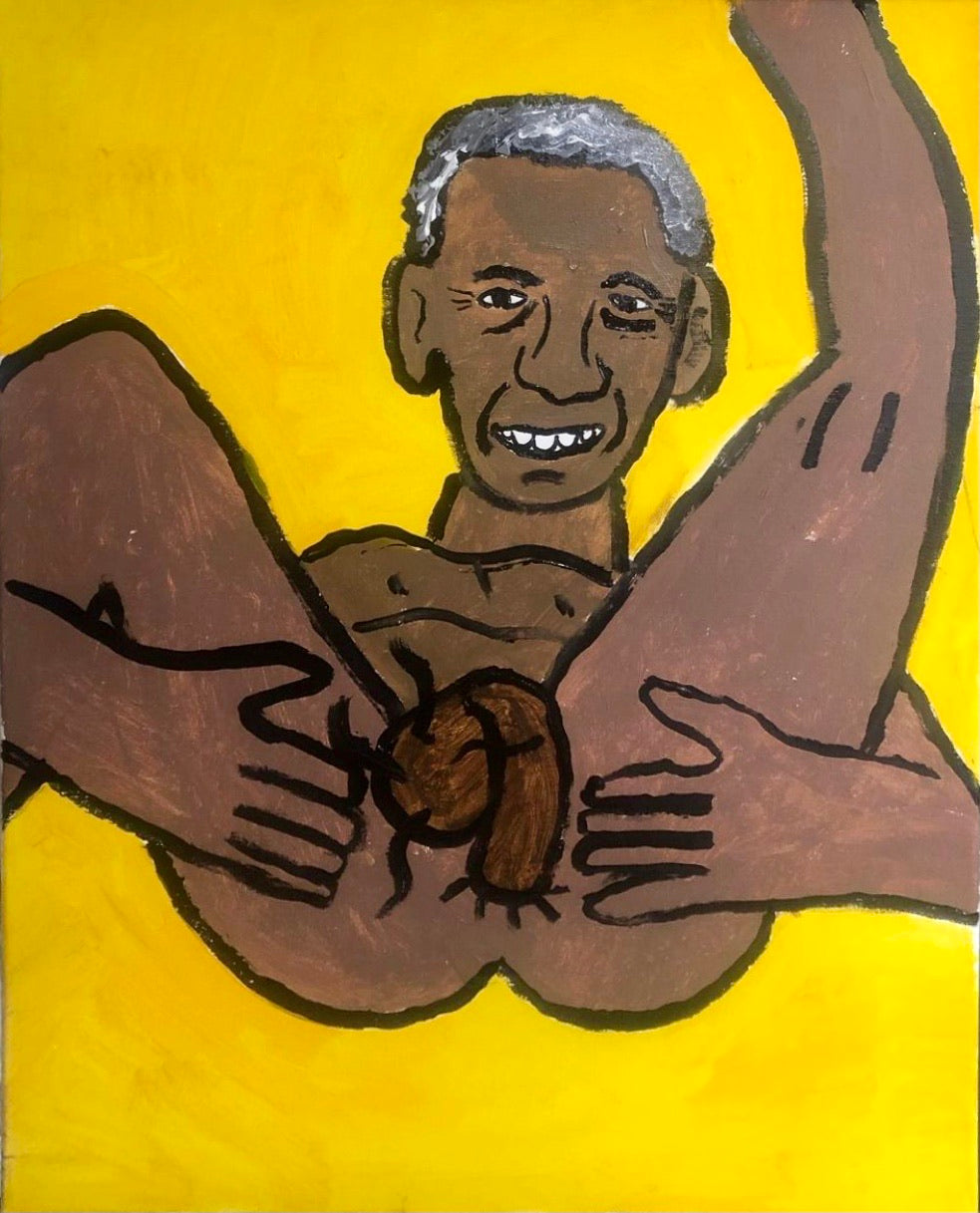 A Study of Obama Making Love to Himself