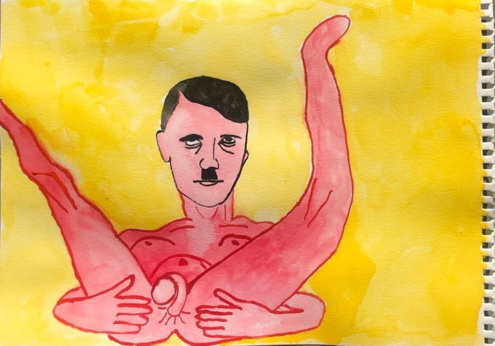 Hitler With Dick in Ass