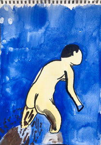 Bather That Shat (After "Bather" by Henri Matisse)