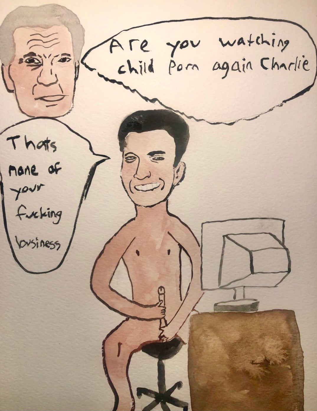 Martin Sheen Catches Charlie Sheen Watching CP Again
