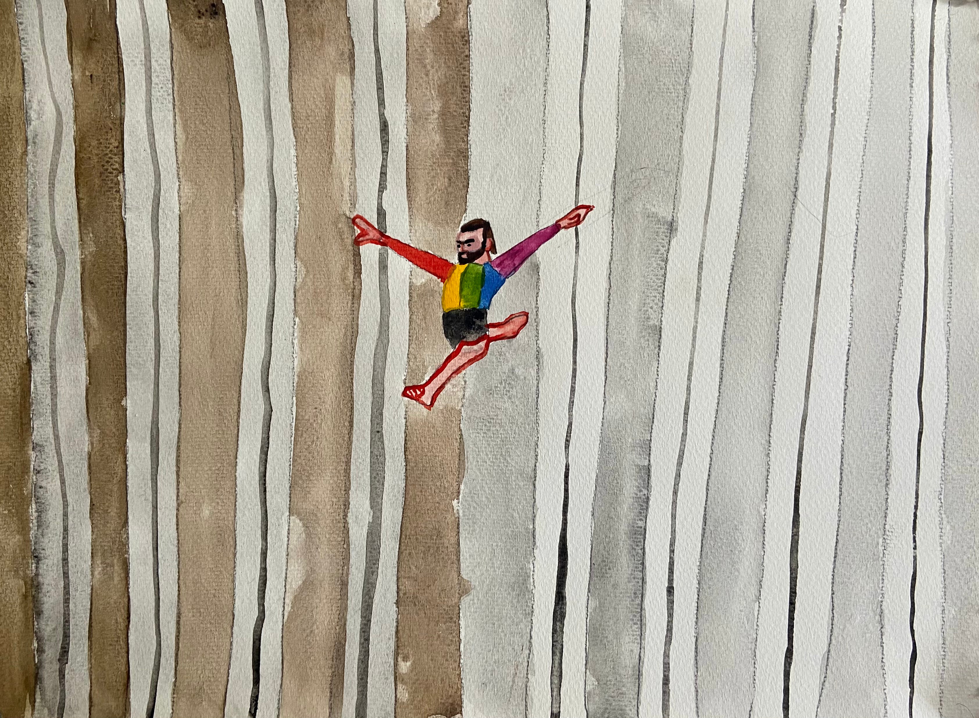 Jonathan Van Ness Falling From Twin Towers – cumwizard69420