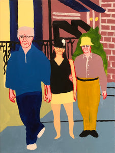 Jeffrey Epstein with Soon-Yi and Woody Allen