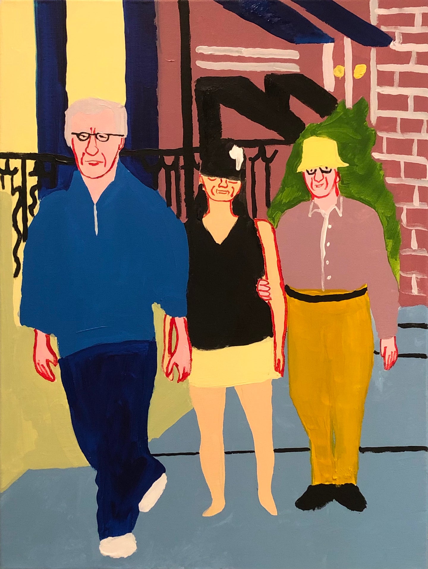 Jeffrey Epstein with Soon-Yi and Woody Allen