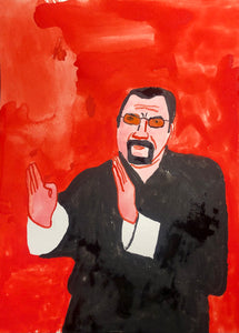 Steven Seagal Fighting Stance