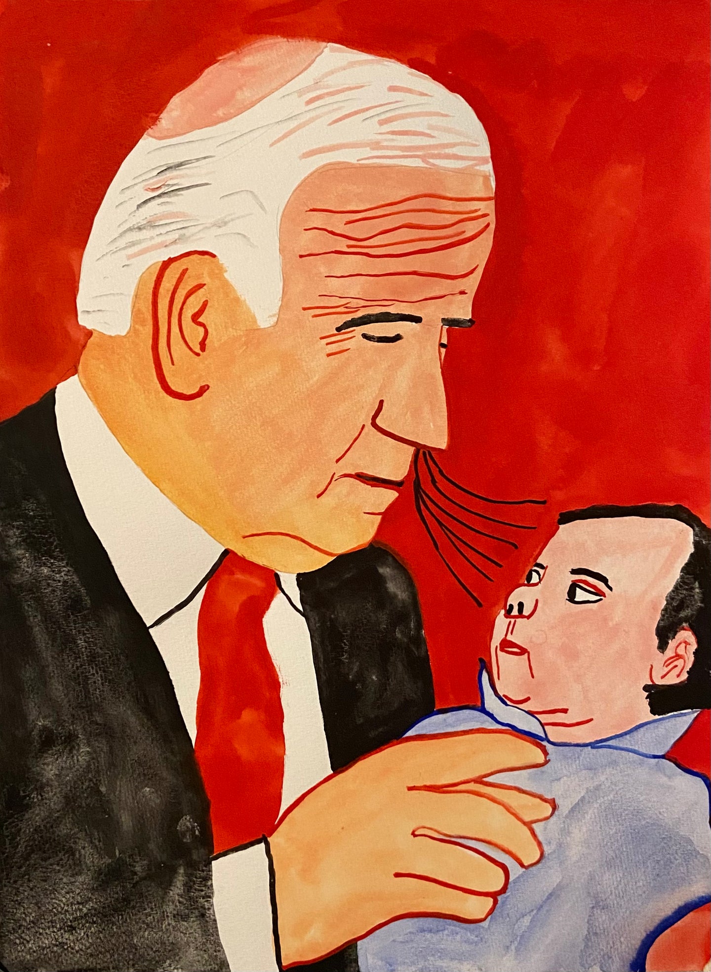 Joe Biden Sniffing Baby
