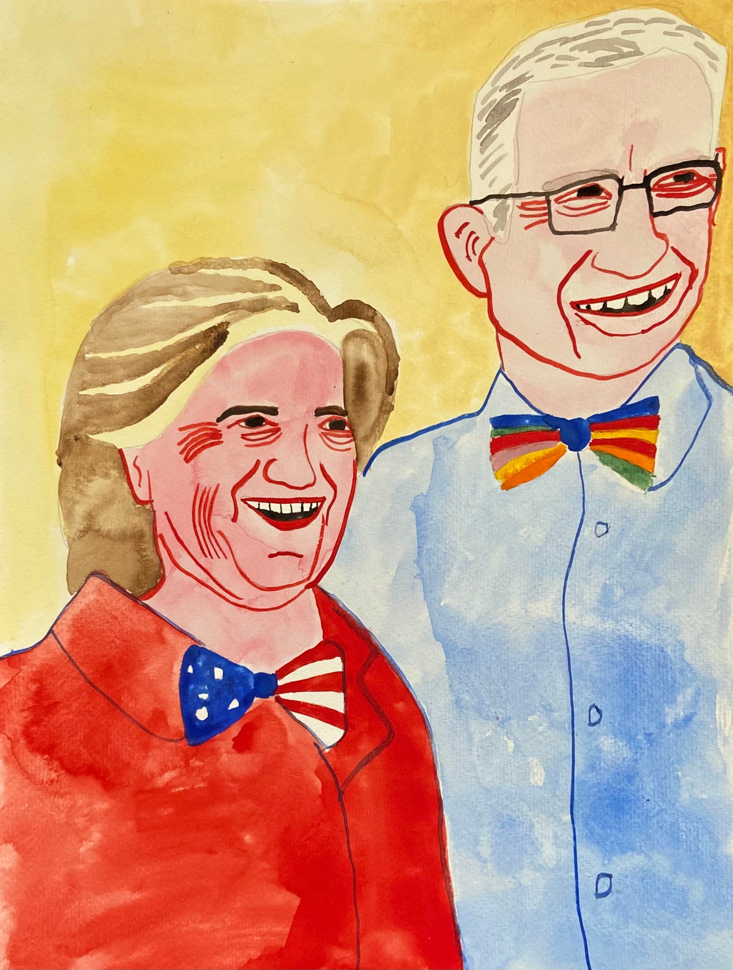 Hillary Clinton and Ed Buck