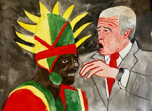 George W. Bush and African Man