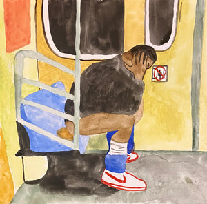 Man on Subway