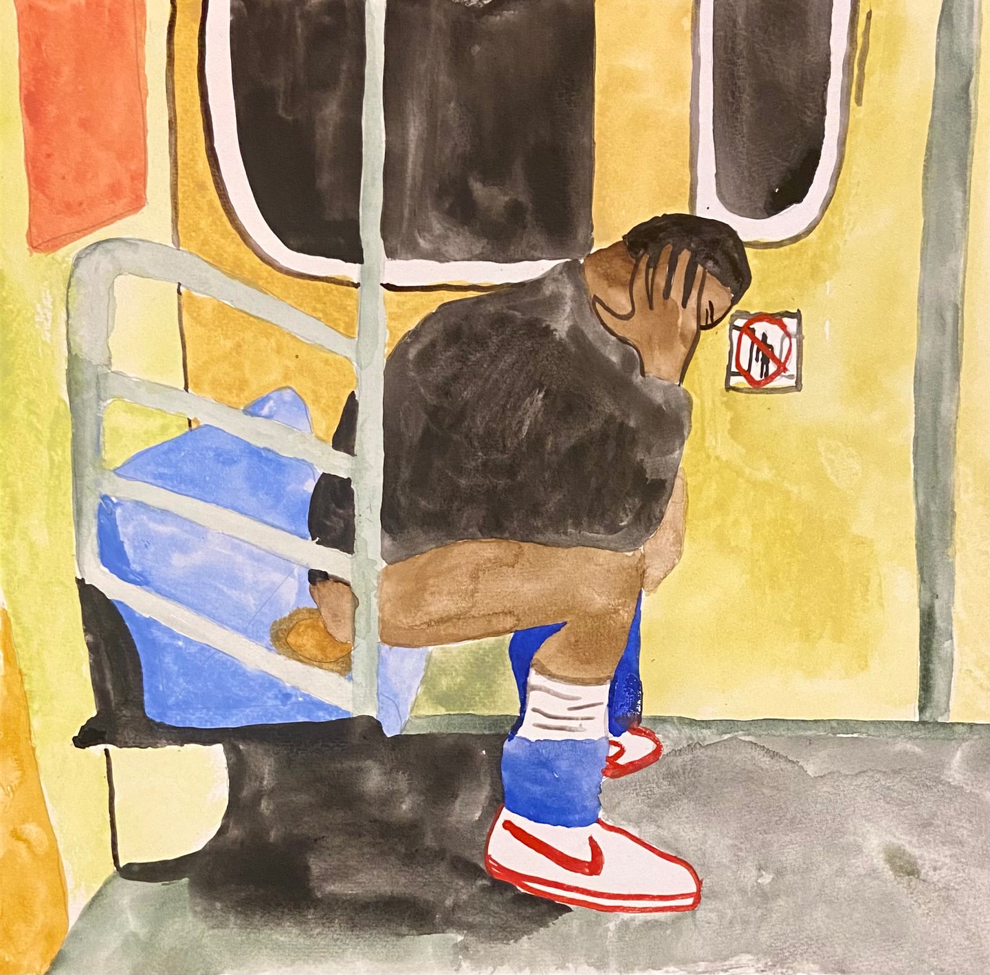 Man on Subway