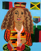 Load image into Gallery viewer, Rachel Dolezal Celebrating Kwanzaa
