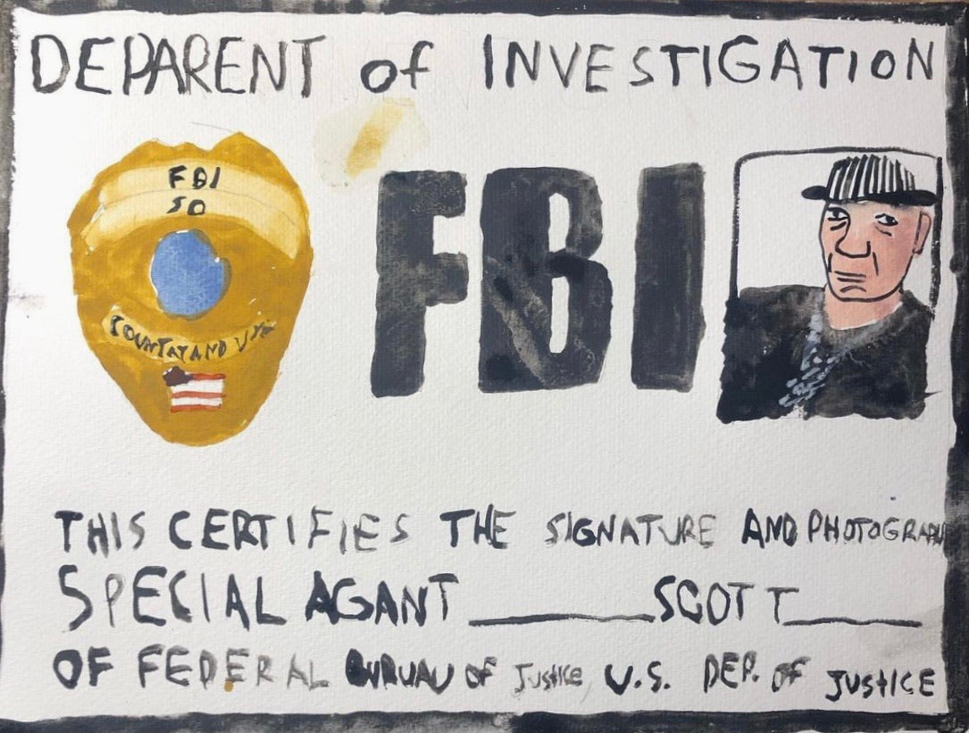 Scott Billings FBI Badge