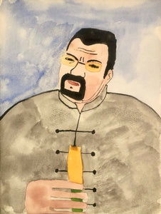 Steven Seagal with Carrot
