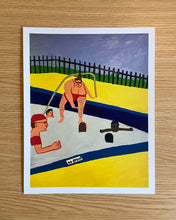 Load image into Gallery viewer, “Woman Shaves in Public Pool” Print
