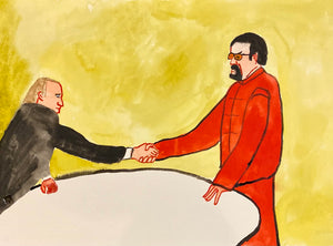 Steven Seagal and Vladimir Putin