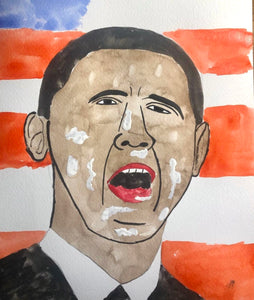 Obama With Cum on His Face